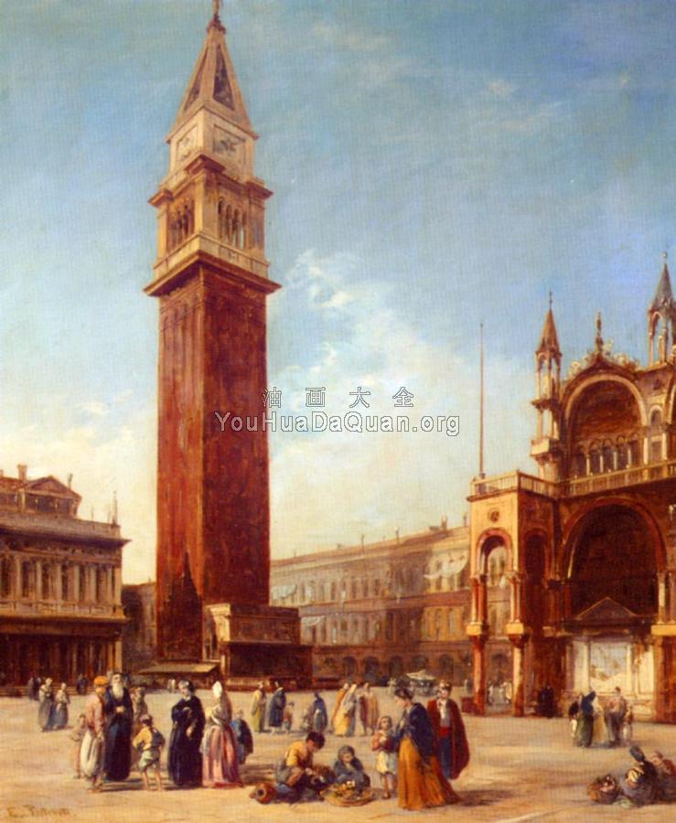 The Campanile St Marks Square - 爱德华·普利切特